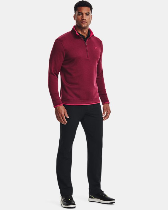 Maillot UA Storm SweaterFleece ½ Zip pour hommes, Pink, pdpMainDesktop image number 2